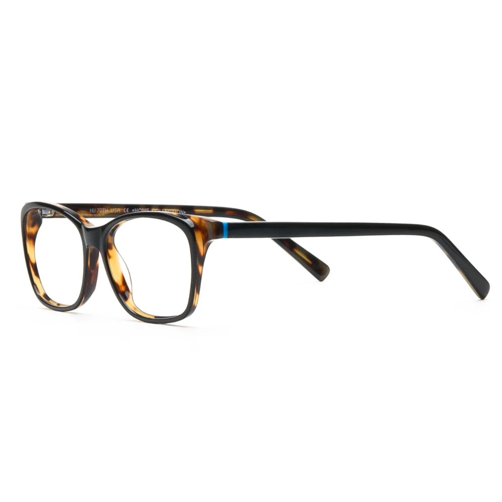 NW 77TH USA COFFE TABLE BLACK BLUE AUTHENTIC EYEGLASSES FRAMES 53-15-140